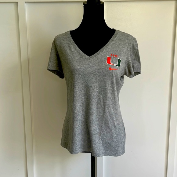 University of Miami large Nike T-shirt - Picture 1 of 4